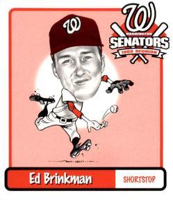 1998 Washington Senators 1969 Reunion #6 Ed Brinkman Front