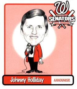 1998 Washington Senators 1969 Reunion #7 Johnny Holliday Front
