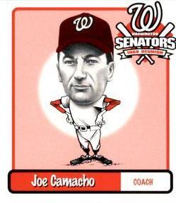 1998 Washington Senators 1969 Reunion #8 Joe Camacho Front