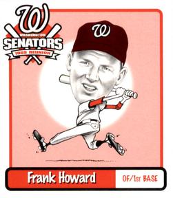 1998 Washington Senators 1969 Reunion #16 Frank Howard Front