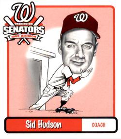 1998 Washington Senators 1969 Reunion #17 Sid Hudson Front