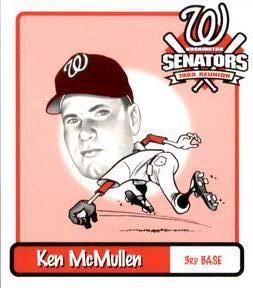 1998 Washington Senators 1969 Reunion #22 Ken McMullen Front