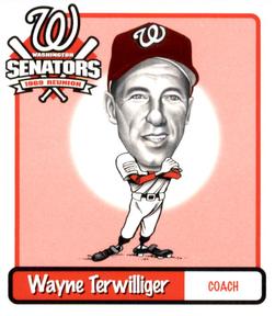 1998 Washington Senators 1969 Reunion #24 Wayne Terwilliger Front