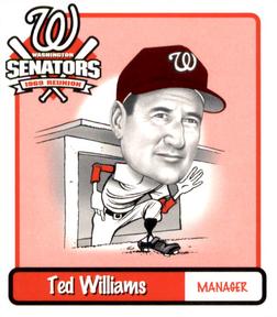 1998 Washington Senators 1969 Reunion #27 Ted Williams Front
