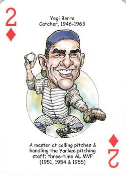2012 Hero Decks New York Yankees Baseball Heroes Playing Cards (7th Edition) #2♦ Yogi Berra Front