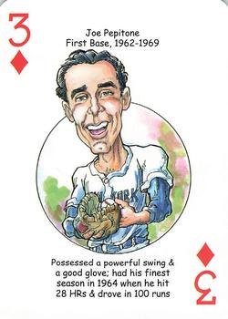 2012 Hero Decks New York Yankees Baseball Heroes Playing Cards (7th Edition) #3♦ Joe Pepitone Front