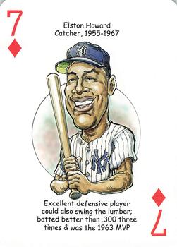 2012 Hero Decks New York Yankees Baseball Heroes Playing Cards (7th Edition) #7♦ Elston Howard Front