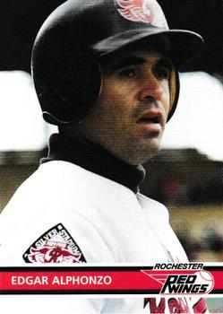 1995 Rochester Red Wings #6 Edgar Alfonzo Front