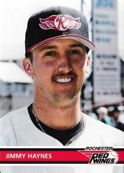 1995 Rochester Red Wings #18 Jimmy Haynes Front