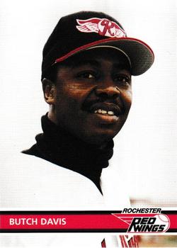 1995 Rochester Red Wings #43 Butch Davis Front