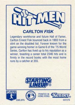 1993 Kenner Starting Lineup Cards Extended Series #507276 Carlton Fisk Back