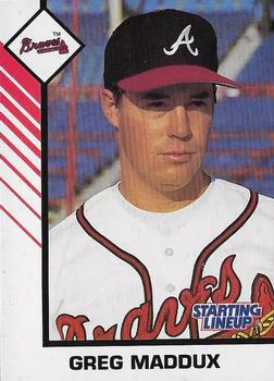 1993 Kenner Starting Lineup Cards Extended Series #505390 Greg Maddux Front