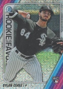 2020 Bowman - Chrome Rookie of the Year Favorites Mojo Refractor #ROYF-DC Dylan Cease Front
