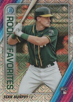 2020 Bowman - Chrome Rookie of the Year Favorites Mojo Refractor #ROYF-SM Sean Murphy Front