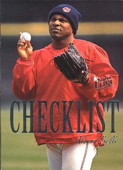 1996 Ultra - Checklists (Series Two) #1 Albert Belle Front