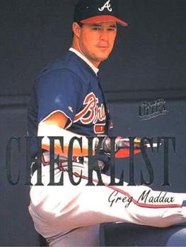 1996 Ultra - Checklists (Series Two) #8 Greg Maddux Front