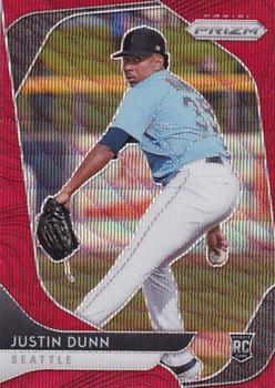 2020 Panini Prizm - Red Wave Prizm #44 Justin Dunn Front