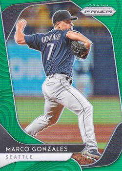 2020 Panini Prizm - Green Prizm #45 Marco Gonzales Front