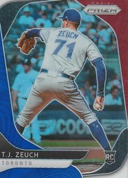2020 Panini Prizm - Red, White and Blue Prizm #3 T.J. Zeuch Front