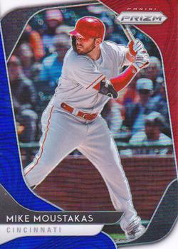 2020 Panini Prizm - Red, White and Blue Prizm #23 Mike Moustakas Front