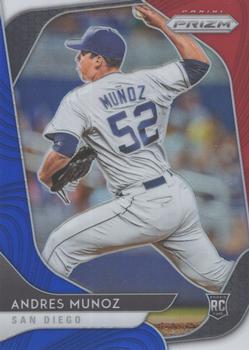 2020 Panini Prizm - Red, White and Blue Prizm #62 Andres Munoz Front