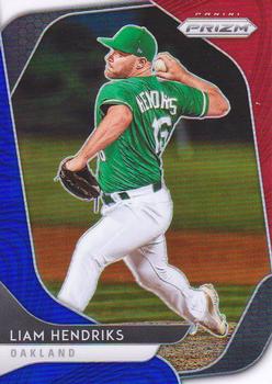 2020 Panini Prizm - Red, White and Blue Prizm #65 Liam Hendriks Front