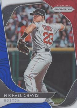 2020 Panini Prizm - Red, White and Blue Prizm #91 Michael Chavis Front