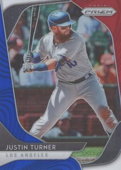 2020 Panini Prizm - Red, White and Blue Prizm #98 Justin Turner Front