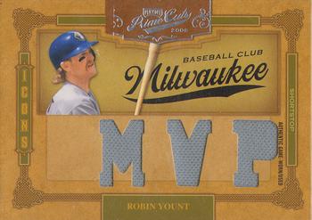 2008 Playoff Prime Cuts - Icons Materials MVP #22 Robin Yount Front