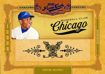 2008 Playoff Prime Cuts - Icons Platinum #5 Ernie Banks Front