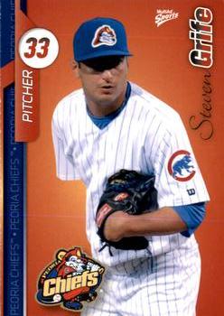2010 MultiAd Peoria Chiefs #8 Steven Grife Front