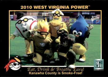 2010 MultiAd West Virginia Power #35 Mascots Front