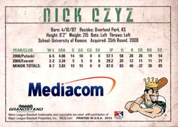 2010 Grandstand Clinton LumberKings Update 2 #NNO Nick Czyz Back