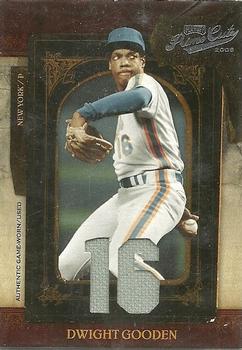 2008 Playoff Prime Cuts - Jersey Number #21 Dwight Gooden Front