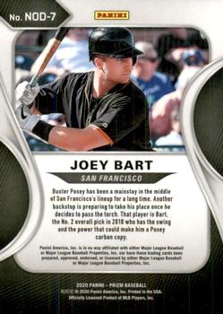 2020 Panini Prizm - Now On Deck #NOD-7 Joey Bart Back