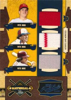 2008 Playoff Prime Cuts - Material Triples #1 Pete Rose / Pete Rose / Pete Rose Front
