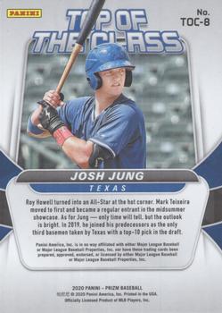 2020 Panini Prizm - Top of The Class #TOC-8 Josh Jung Back
