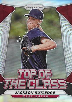 2020 Panini Prizm - Top of The Class Silver Prizm #TOC-17 Jackson Rutledge Front