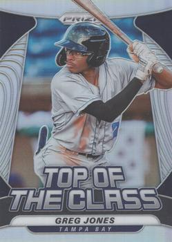2020 Panini Prizm - Top of The Class Silver Prizm #TOC-22 Greg Jones Front