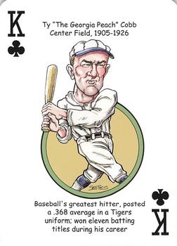 2013 Hero Decks Detroit Tigers Baseball Heroes Playing Cards #K♣ Ty Cobb Front