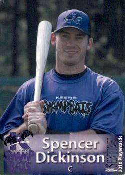 2010 Keene Swamp Bats #NNO Spencer Dickinson Front