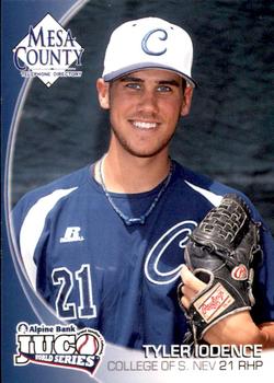 2010 Juco World Series Southern Nevada Coyotes #NNO Tyler Iodence Front