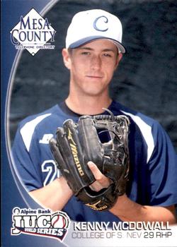 2010 Juco World Series Southern Nevada Coyotes #NNO Kenny McDowall Front