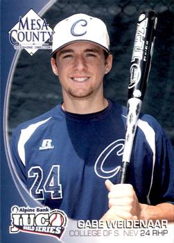 2010 Juco World Series Southern Nevada Coyotes #NNO Gabe Weidenaar Front