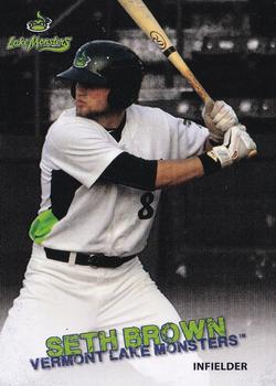 2015 Choice Vermont Lake Monsters #4 Seth Brown Front