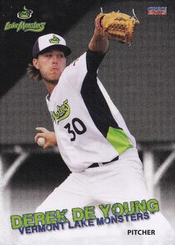 2015 Choice Vermont Lake Monsters #7 Derek DeYoung Front
