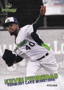 2015 Choice Vermont Lake Monsters #12 Kevin Ferreras Front