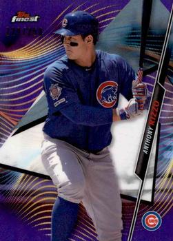 2020 Finest - Purple Refractor #51 Anthony Rizzo Front