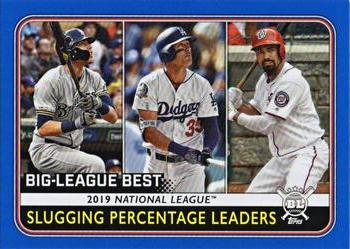 2020 Topps Big League - Blue #252 Anthony Rendon / Cody Bellinger / Christian Yelich Front