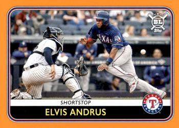 2020 Topps Big League - Orange #2 Elvis Andrus Front